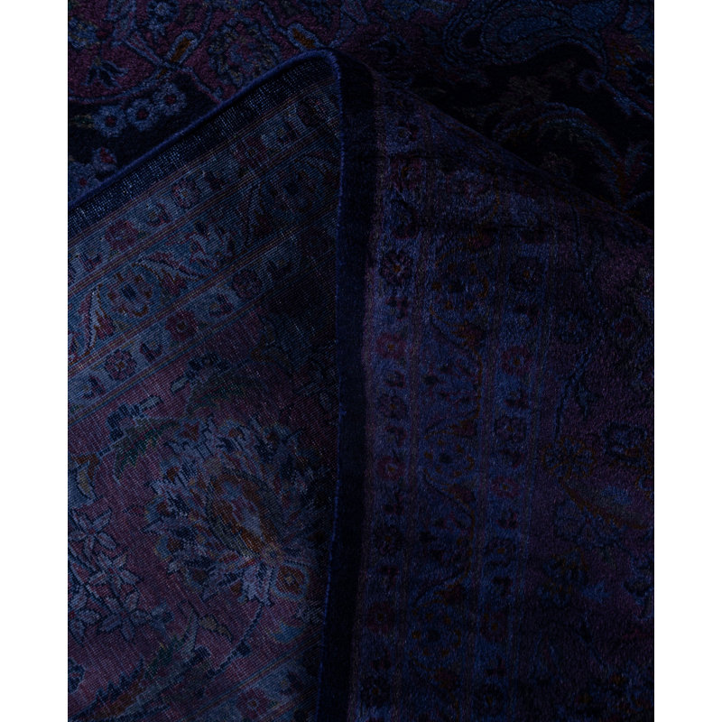 Overdyed One-of-a-Kind 10' 0" X 14' 0" Hand Knotted Area Rug