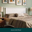Base de lit avec tête de lit Vivian DELUXE - bois d'acacia-797625062-775379058