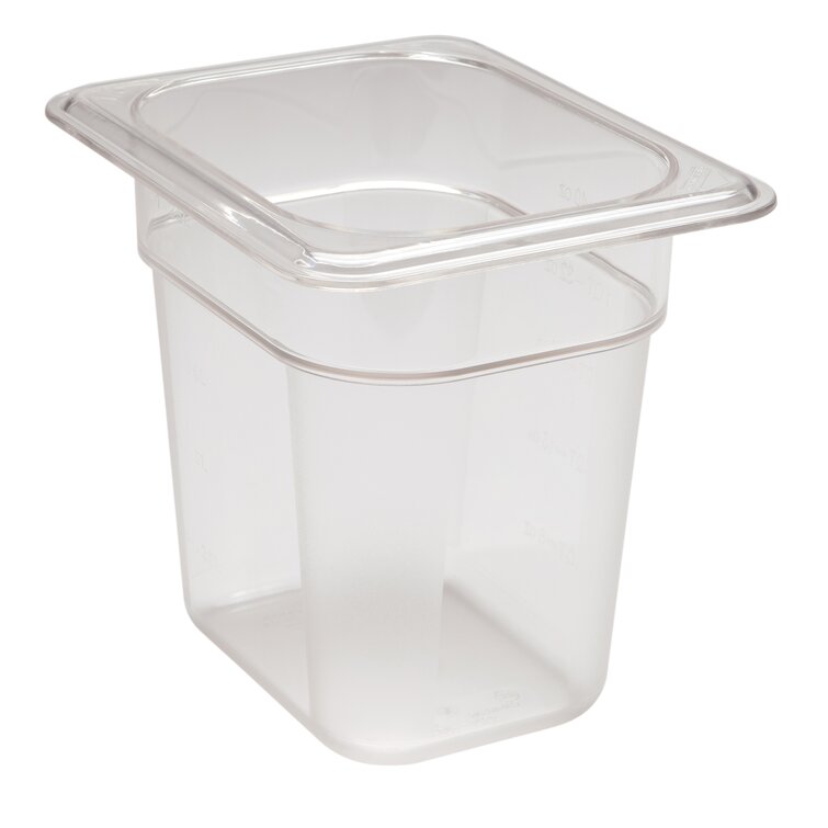 Cambro Translucent Food Pans Square Plastic Food Storage Container Sets