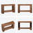 47.24/63 Inches Long Console Table for Entryway, 2-Tier Large Sofa Table with Storage, Wood Farmhouse Console Table for Living Room, Wooden Entrance Entry Table for Entryway, Hallway-1871122691