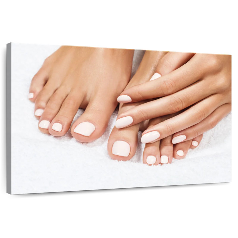 Shuttleworth Clean White Nails, 8" H x 12" W