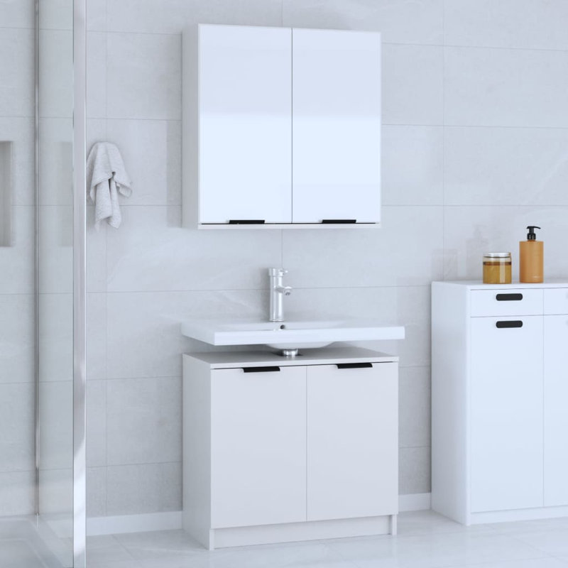 Bathroom Furniture Suite, White