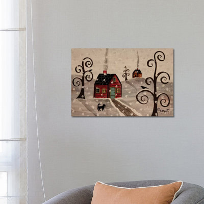 Snow Fall I by Karla Gerard - Wrapped Canvas Print