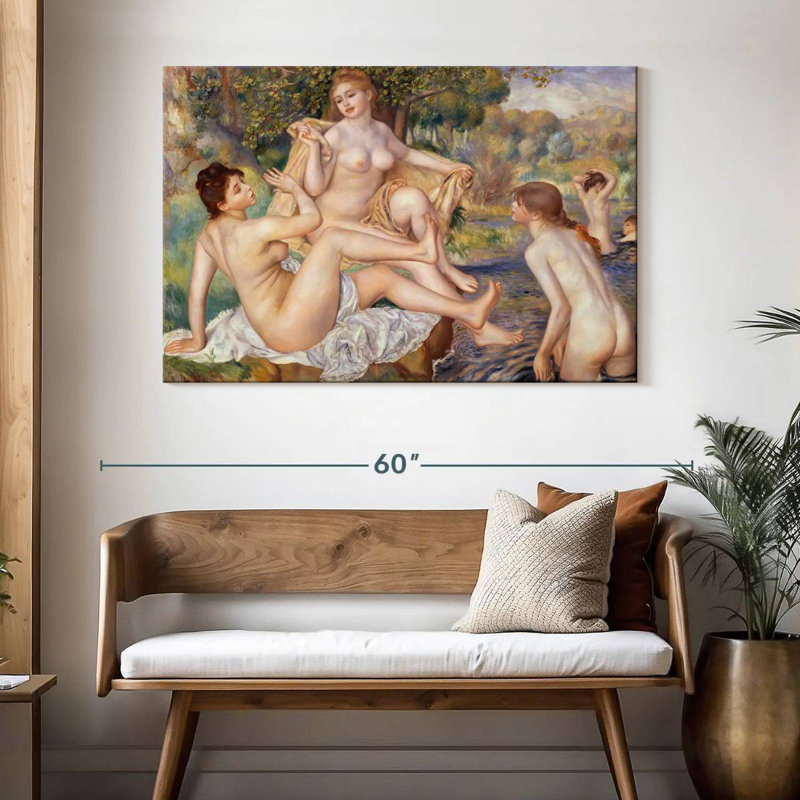 Leisha The Large Bathers, H 32 po x l 48 po