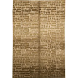 Himalayan Abstract Area Rug in Gold