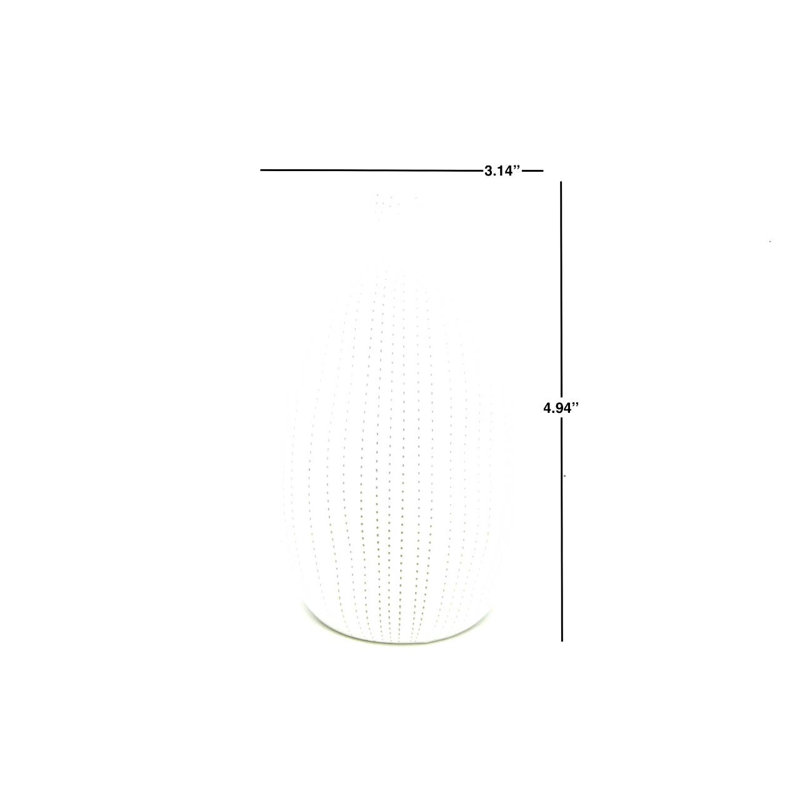 Vase de table Avika, Blanc