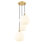 Luminaire suspendu suspendu vénitien blanc à 3 lumières Ballston White - 113B-G1217