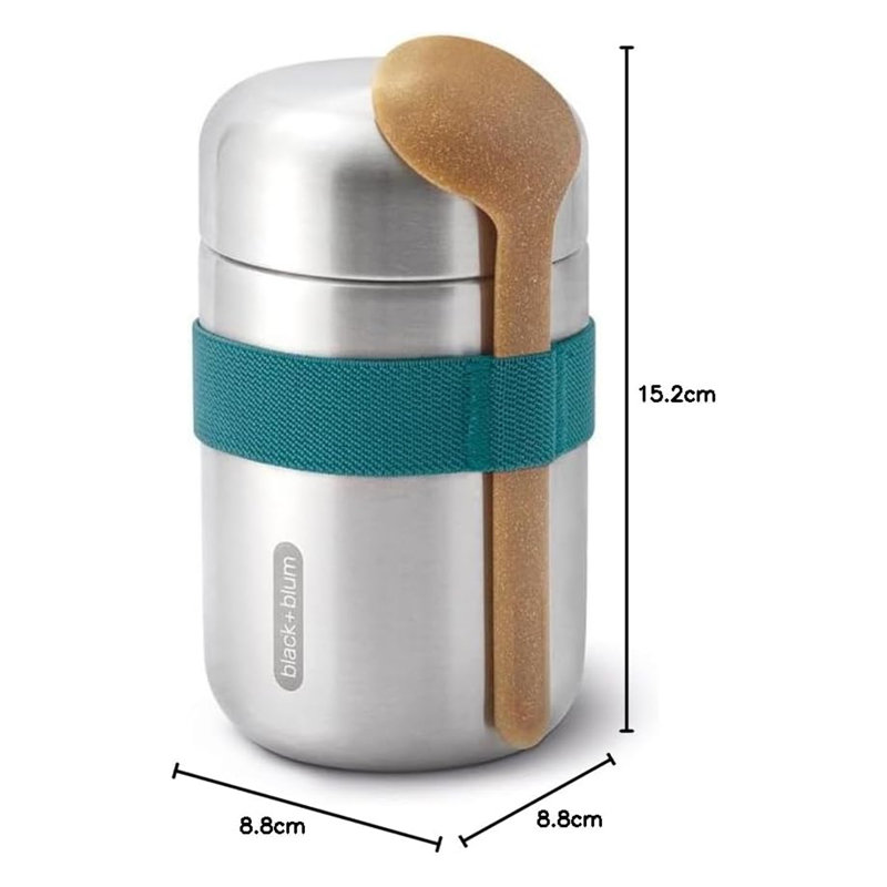 Black+Blum Food Flask 400ml, Blue