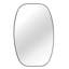 Miroir ovale encadré pour mur-530020432