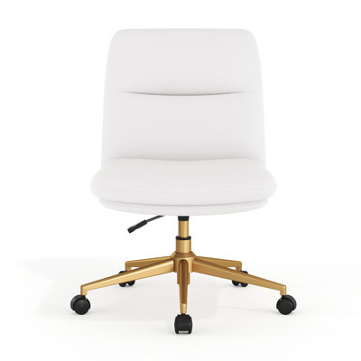 Commercial Mid-Back Padded Upholstered Swivel Office Chair by Flash Furniture