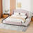 Aretin Upholstered Wingback Bed and 4 Drawers,Storage Bed,Platform Bed,Bed Frame-413227124