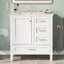 Ensemble de meuble-lavabo simple 18,3 po avec plateau en céramique Sesily-432683134
