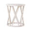 Table de bout Viradis Farmhouse, table d'appoint ronde rustique avec pieds en X-Motifs-1388087533