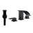 Widespread 2-handle Bathroom Faucet with Drain Assembly