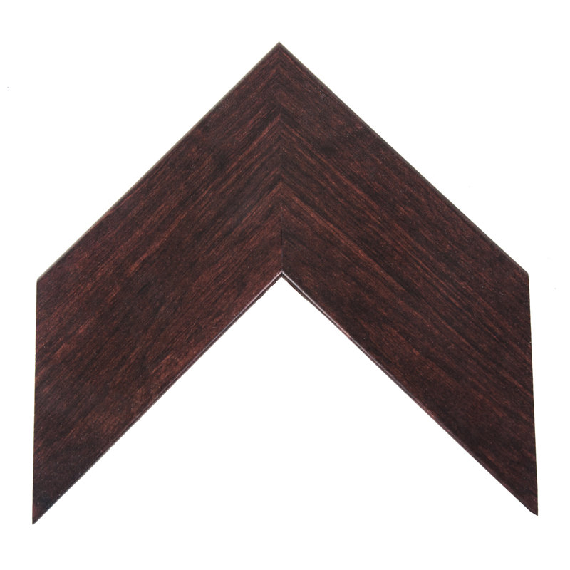 Miroir mural mâle et moderne Maléy, 32 po x 27 po, Espresso