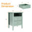 Philomena 2 Drawer Nightstand-561412723