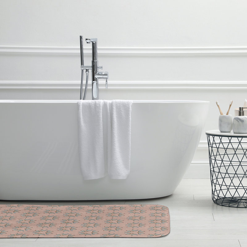 Tapis de bain Funky Junky, L 21 po x L 34 po, Rose