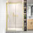 44'' - 48'' W X 74'' H Framed Single Sliding Shower Door with 5/16 in. Tempered Glass-125950955-125950956