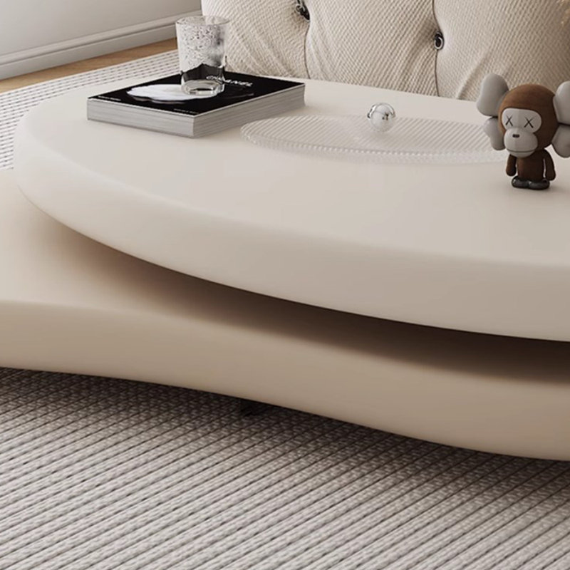 Orren Ellis Tamirra Cream Coffee Table