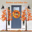 Arbre d'automne 6 pi avec 120 lumières à DEL blanc chaud, décor de l'Action de grâce et de l'Automne pour l'intérieur et l'extérieur