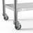 60'' W Stainless Steel Top Height-Adjustable Workbench with Wheels