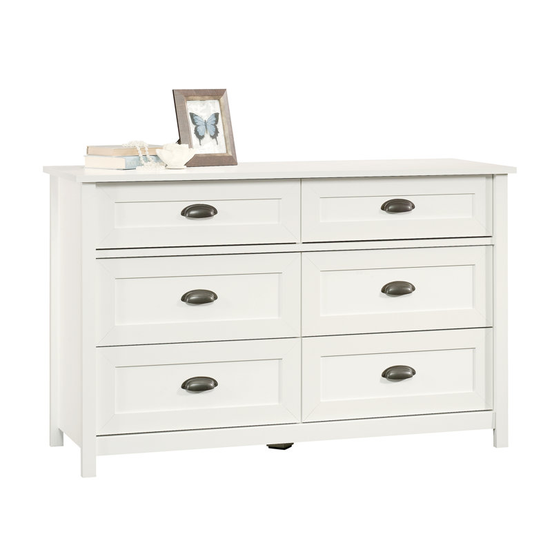 Ample storage dresser, Soft White