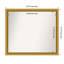 Townhouse Gold Non-Beveled Bathroom Wall Mirror-1016737285