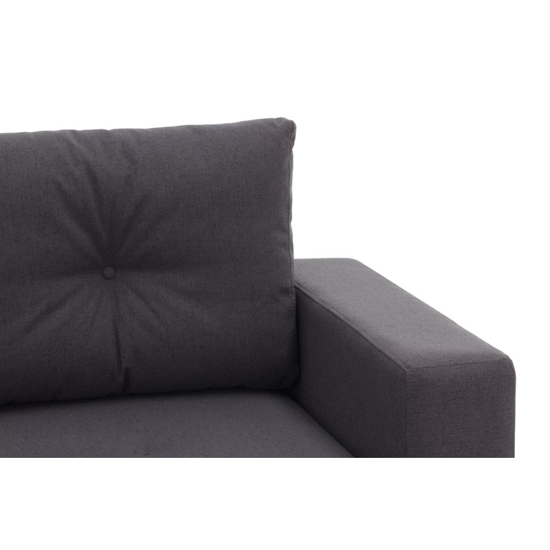 Hollar 4 Seater Sofa Bed, Dark Grey