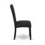 Ensemble de coin repas 3 pièces pour petits espaces comprenant une table de salle à manger ronde avec piédestal et 2 chaises Parsons en tissu de couleur noire, 30 po x 30 po, noir et cerise-349839942-349839994-349839999