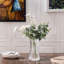 Vase simple en verre transparent pour petits centres de table