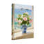 Plants &Flowers Floral Vase Window Seascape View Art Print-704470964