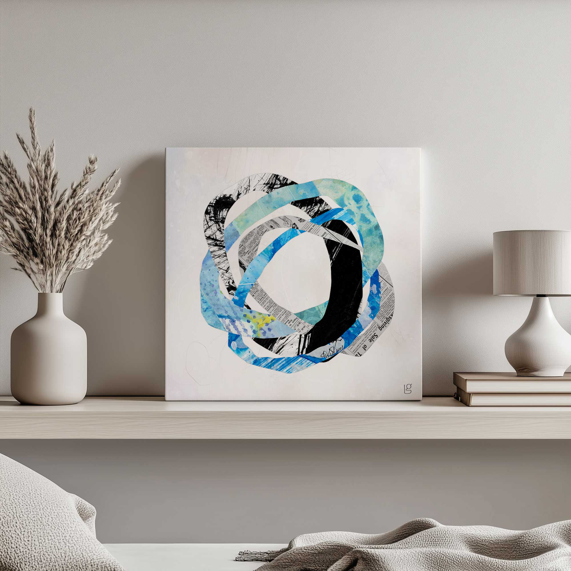 Wrought Studio™ Entwined Loops III by Laura Gibson Canvas Art Print ...