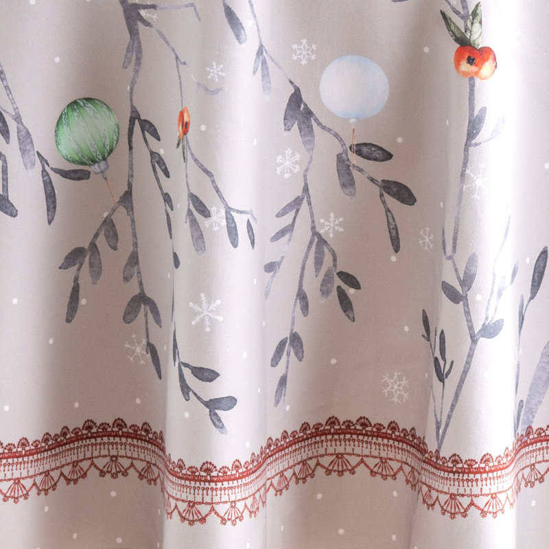 Maison d'Hermine  Fairy Christmas 100% Cotton Tablecloth - 63" Round, 63" x 63"