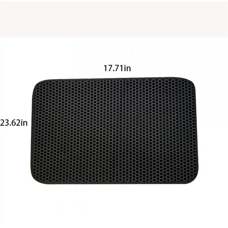 Tapis de fumier à double couche, H 23,62 po x l 17,71 po x P 0,11 po