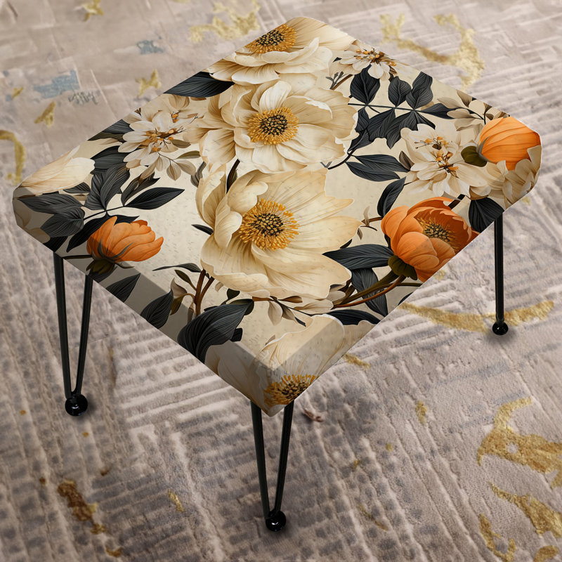 Repose-pieds rétro Vintage Boho