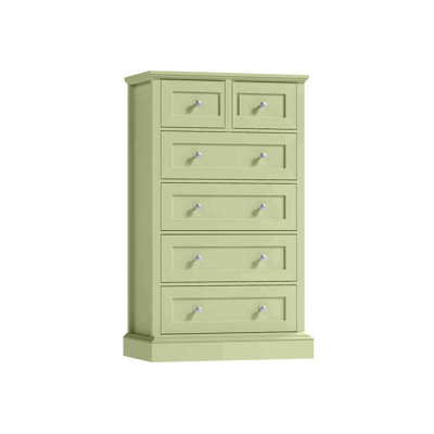 Modern Solid Wood 6 Drawer Chest