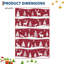 Tapis lavable antidérapant 6 pi x 9 pi avec flocons de neige et renne-622722961-622722960