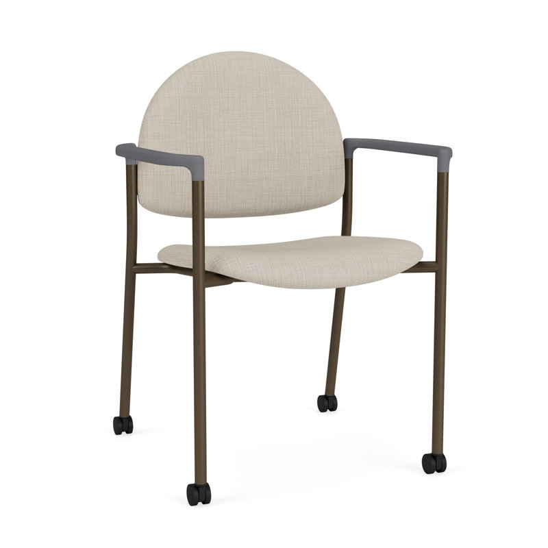Chaise d'invité à chat avec roulettes, Bronze, Plot Line neutre