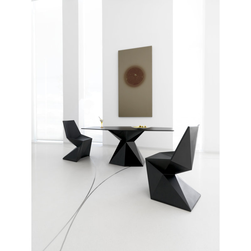 Vertex Patio Dining Chair, Black