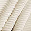 28 repose-pieds en velours côtelé - Crème-66898907