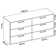 Delf Rectangle Chest Accent Chest