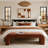 Floranda 60" Fully Velvet Upholstered Waterfall Entryway Bedroom Bench-147103479