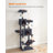 Timmins 78.3" Multi-Level Cat Tree with Cat Scratching Posts, Warm Cat Condo For Indoors-820771274