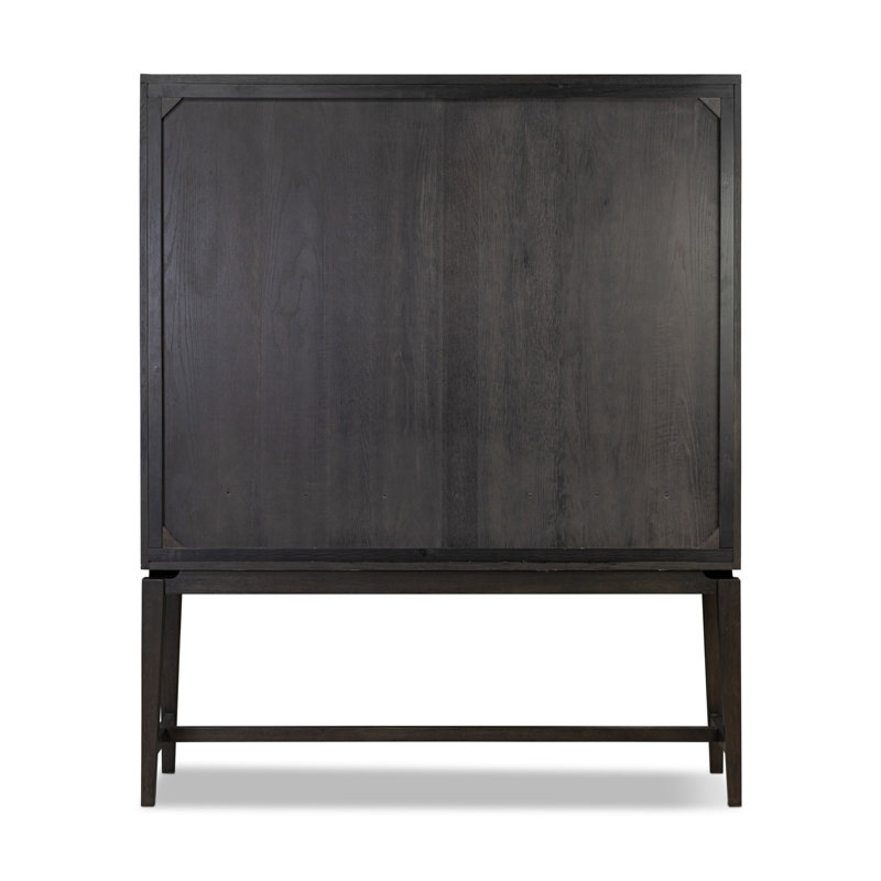Bergstrom Display Cabinet, Smoked Black