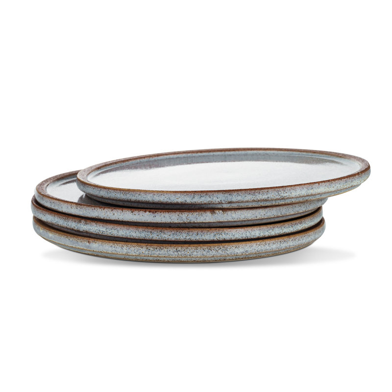 Stone Lain Vince 4-Piece Dinner Plate Set Stoneware, Brown