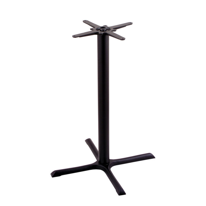 40 po de hauteur, base de table croisée
