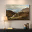 Hans Gude «Mountain River Landscape with Sheep» - Art mural sur toile tendue de qualité musée-1717768925