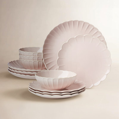 French Perle Stoneware Dinnerware Set