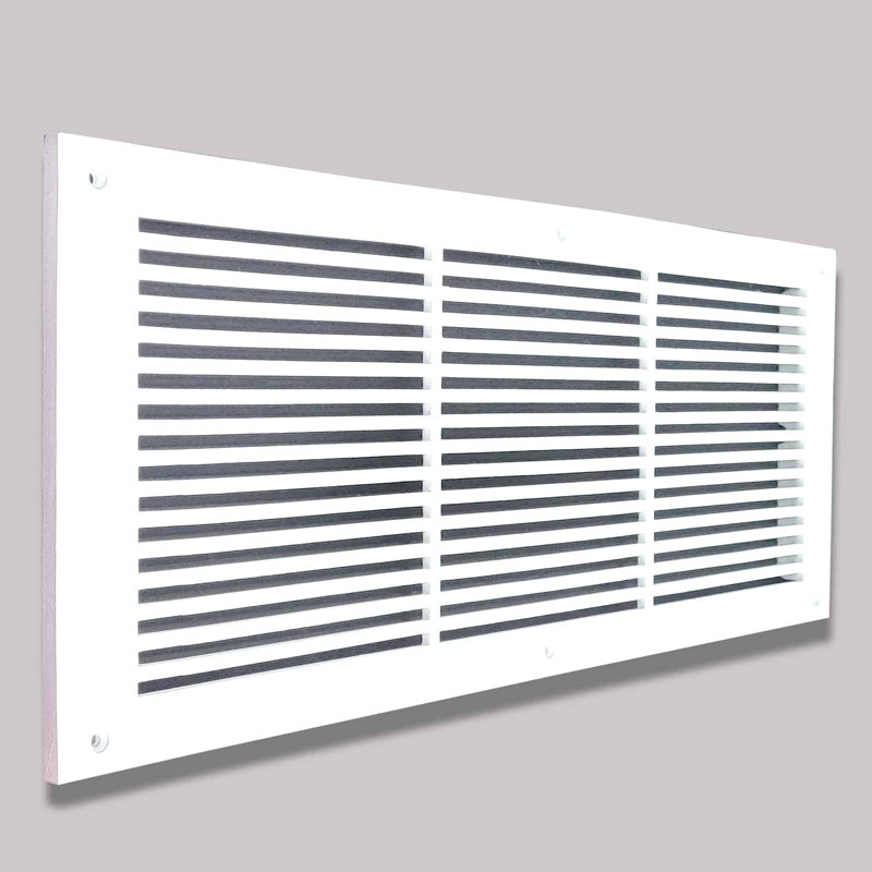 Grille murale en métal, Blanc