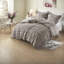 Luxurious Faux Fur Bedding Sets In Gray, Modern Comfort For Home